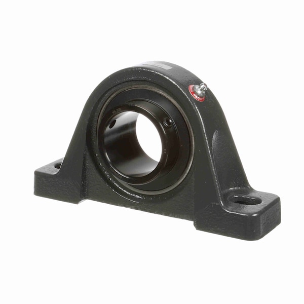 Browning Mounted Cast Iron Two Bolt Pillow Block Ball Bearing, 52100 Bearing Steel, Setscrew Lock VPS-235 AH - main